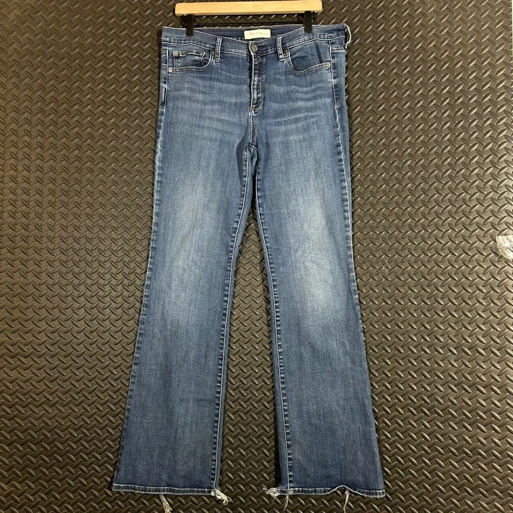 Gap Perfect Boot Blue High Rise Denim‎ Jeans Women's Size 32R